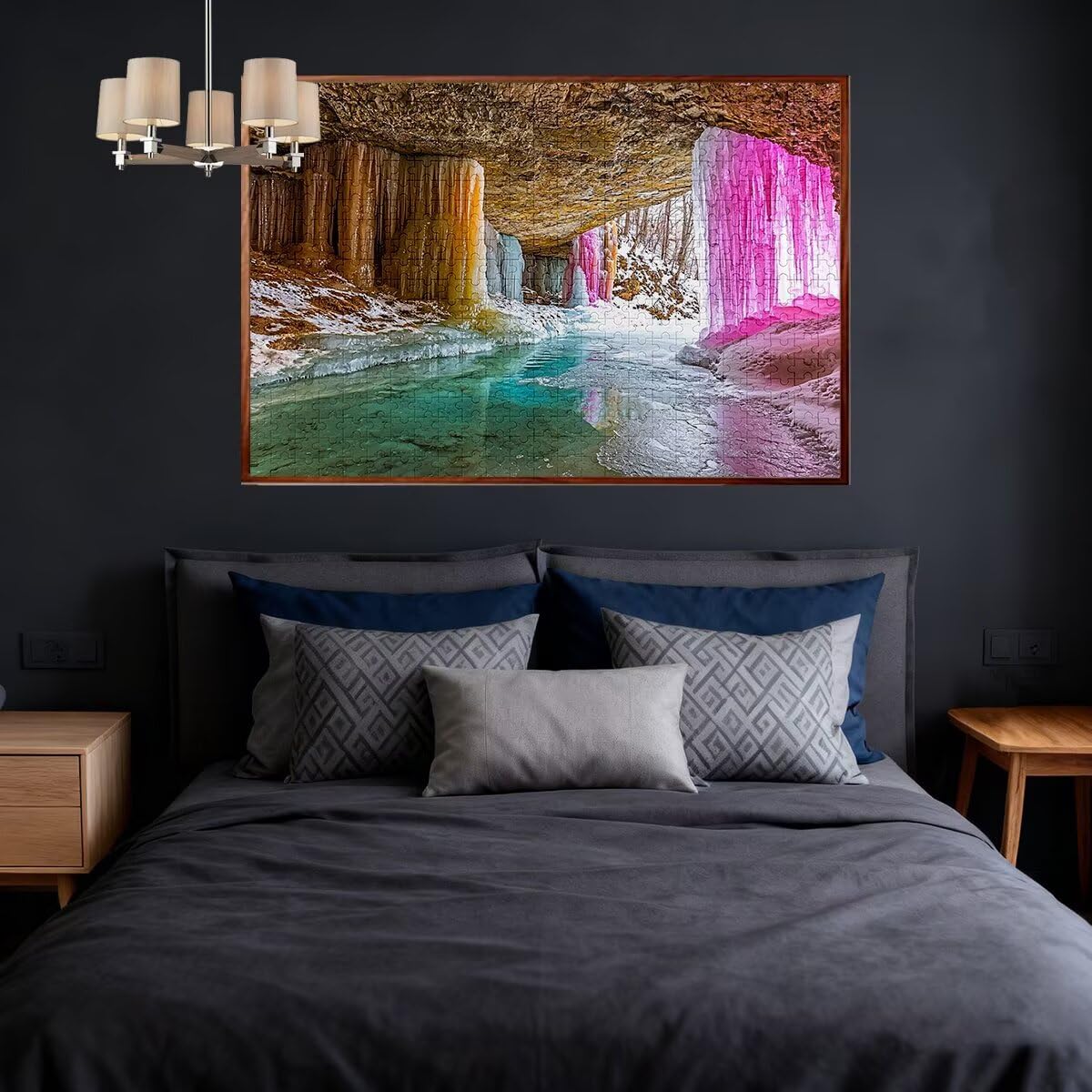 Puzzle 5000 sztuk dla dorosłych krajobrazy puzzle dla dorosłych natura puzzle zabawki edukacyjne oryginalne prezenty dla kobiet, puzzle kreatywna rozrywka, dekoracja domu 156 x 105 cm I-50