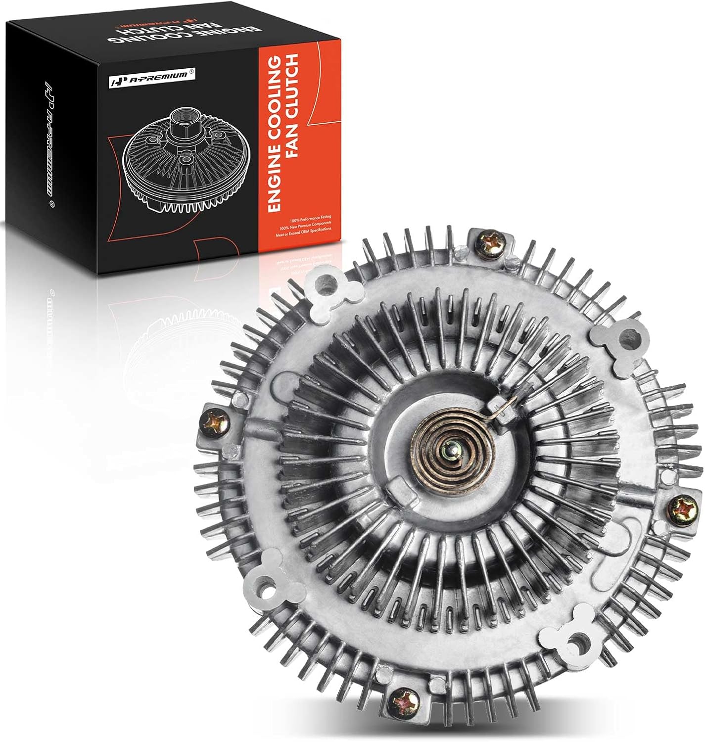 A-Premium Engine Cooling Fan Clutch Compatible with Toyota Land Cruiser 1975-1992, 4Runner, Pickup 1988-1995, T100 & Isuzu Rodeo, Trooper, 3.0L 3.2L 3.4L, Replace# 16210-61120, 1621061120