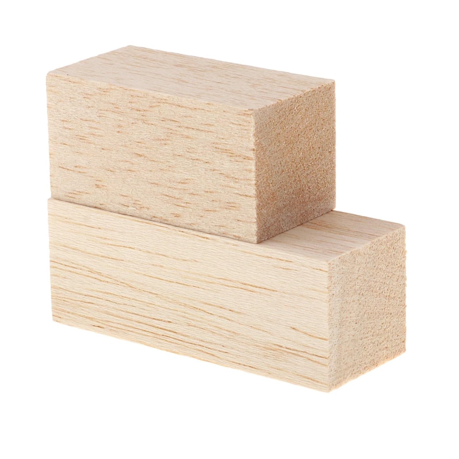 5 piezas de palitos madera balsa 80/60 mm, sin terminar, for manualidades en, rectangulares, bloques espiga 30 x Para Tallar Madera Kit(30x30x60mm)