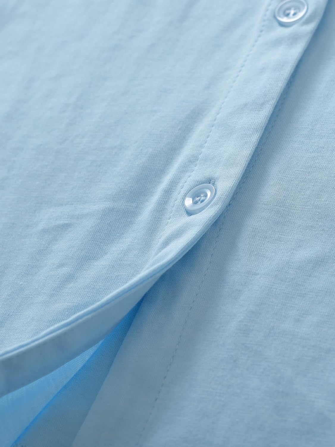 Women's Petite 3/4 Sleeve Pajamas Set Petite Length Cotton Pjs - Image 4