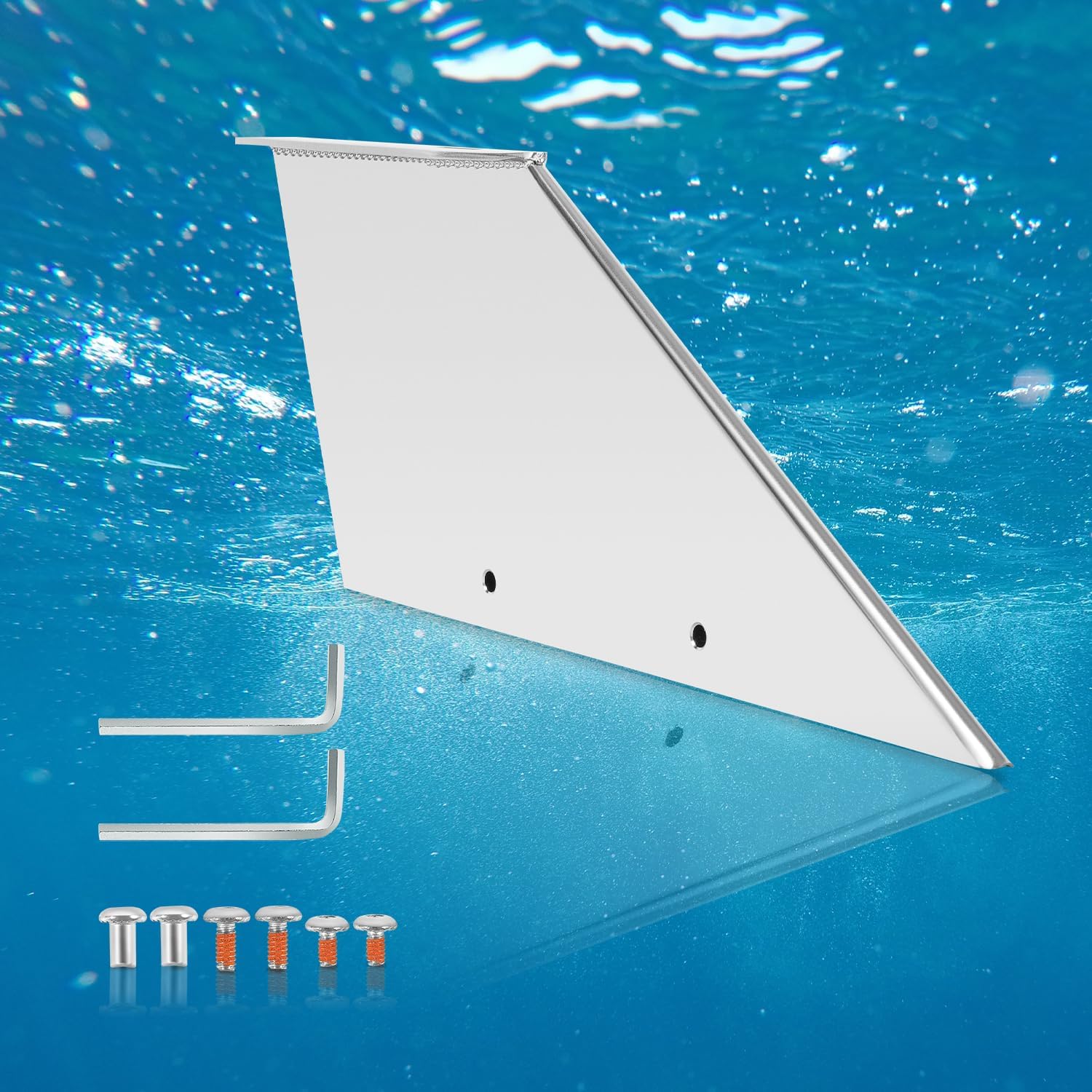 27031 Stainless Steel Skeg Guard Fix Damaged Skeg Fits for Mercury Mercruiser Alpha I Generation II 1991-Present