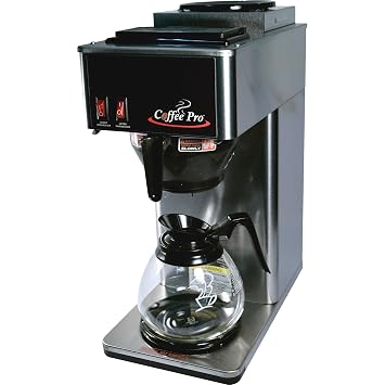 Coffee Pro Two-Burner Commercial Pour-over Brewer - Stainless Steel
