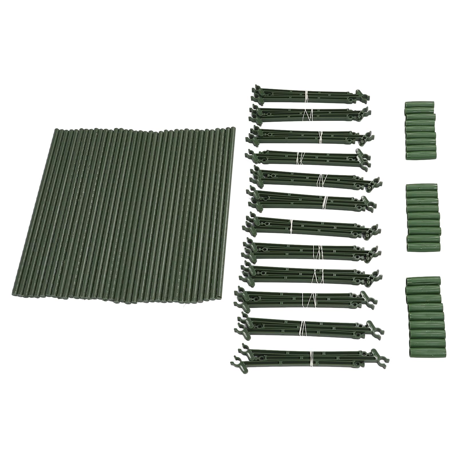 3 -teiliges Hochleistungs -Tomaten -Käfig -Set, Dreieckige Pflanzenunterstützungseinsätze, Tomatenschnalel für Innen- und Außengebrauch, Ideal für Garten und Töpfe (160 cm)