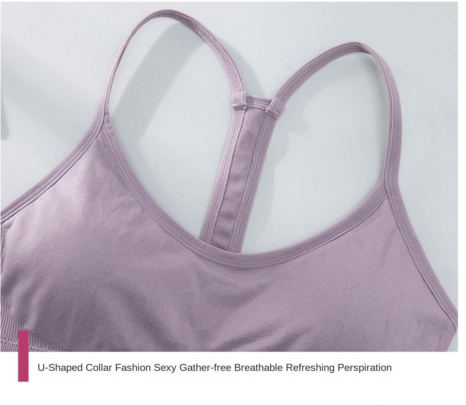Reggiseno Sportivo Elasticità Reggiseno Sportivo da Donna Imbottito E Traspirante, Canotta Corta A Forma di Y for Yoga Fitness Top Palestra Donna