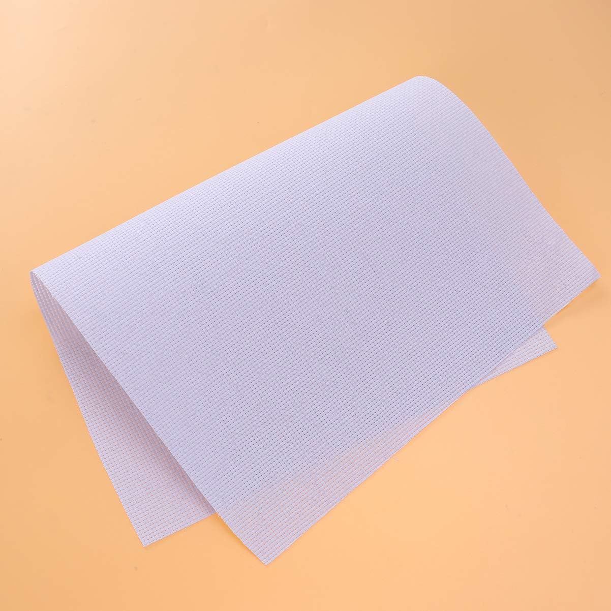 Milisten 4pcs Cross Stitch Cloth Cotton Aida Fabric for DIY Needlework Sewing Quilting Accessary 30x45cm