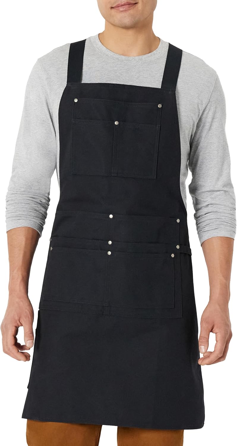 Amazon Basics Men's Chef, BBQ, Workwear Apron