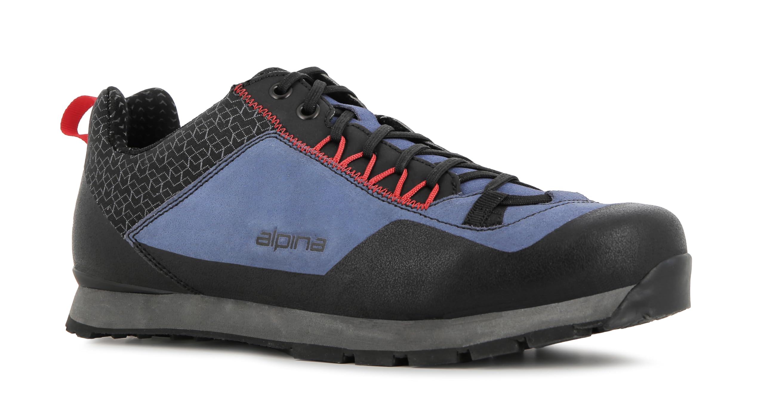 Alpina Lin 24 Wanderschuhe Herren und Damen | Leichte, Robuste Trekkingschuhe, Leder-Obermaterial, Atmungsaktive Wanderhalbschuhe, Rutschfeste Synthetik-Sohle