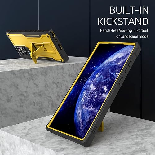 Miniatura 59 de DUOPAL Funda para Samsung Galaxy S22 Ultra 5G (solo no es compatible con teléfonos no Plus o Plus), protección de grado militar a prueba de golpes