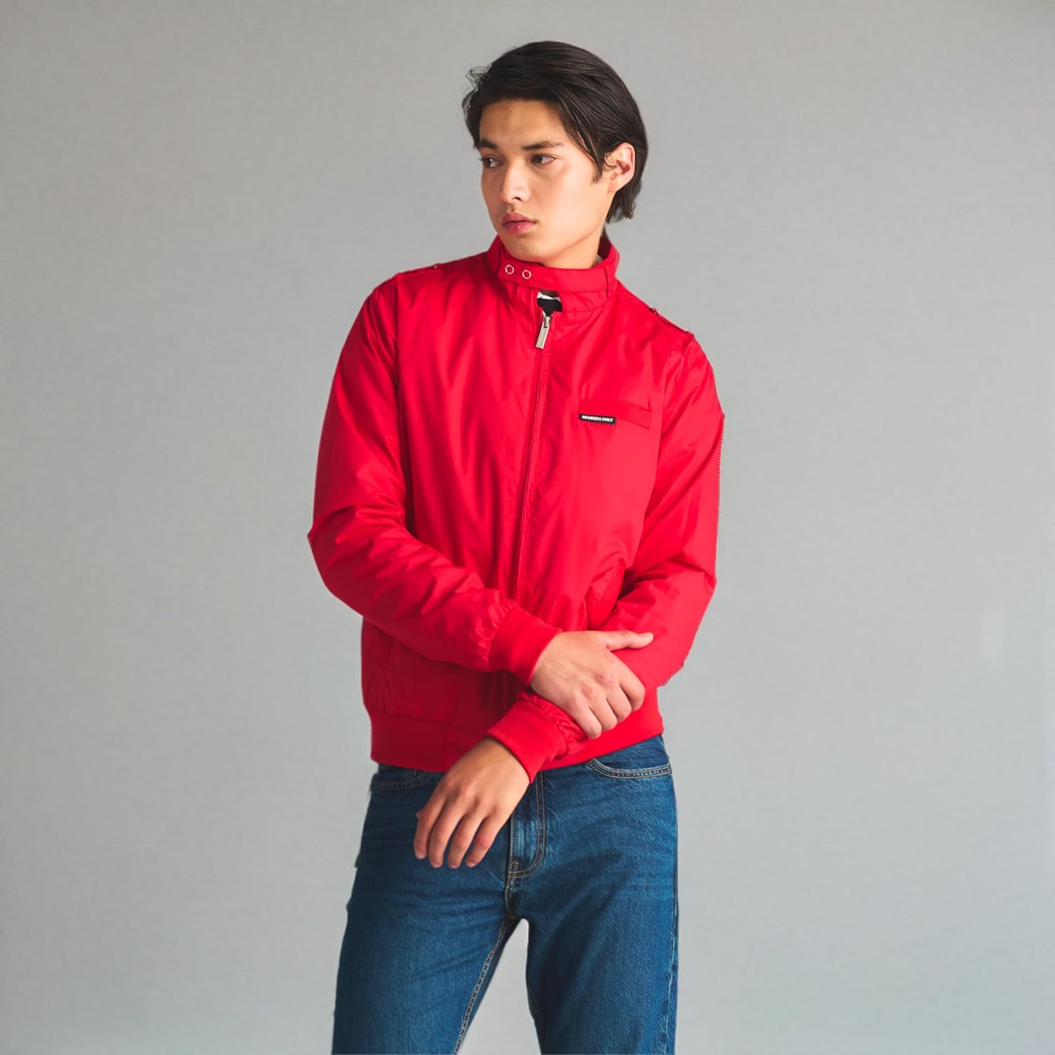 Members Only Classic Iconic Racer Lightweight Bomber Jackets Unisex - Image 6