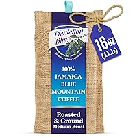 Vista 12 de PREMIUM PLANTATION BLUE TRADITION CLASS EXPERIENCE Mezcla a medida de Blue Mountain & Kona café molido (1 libra)