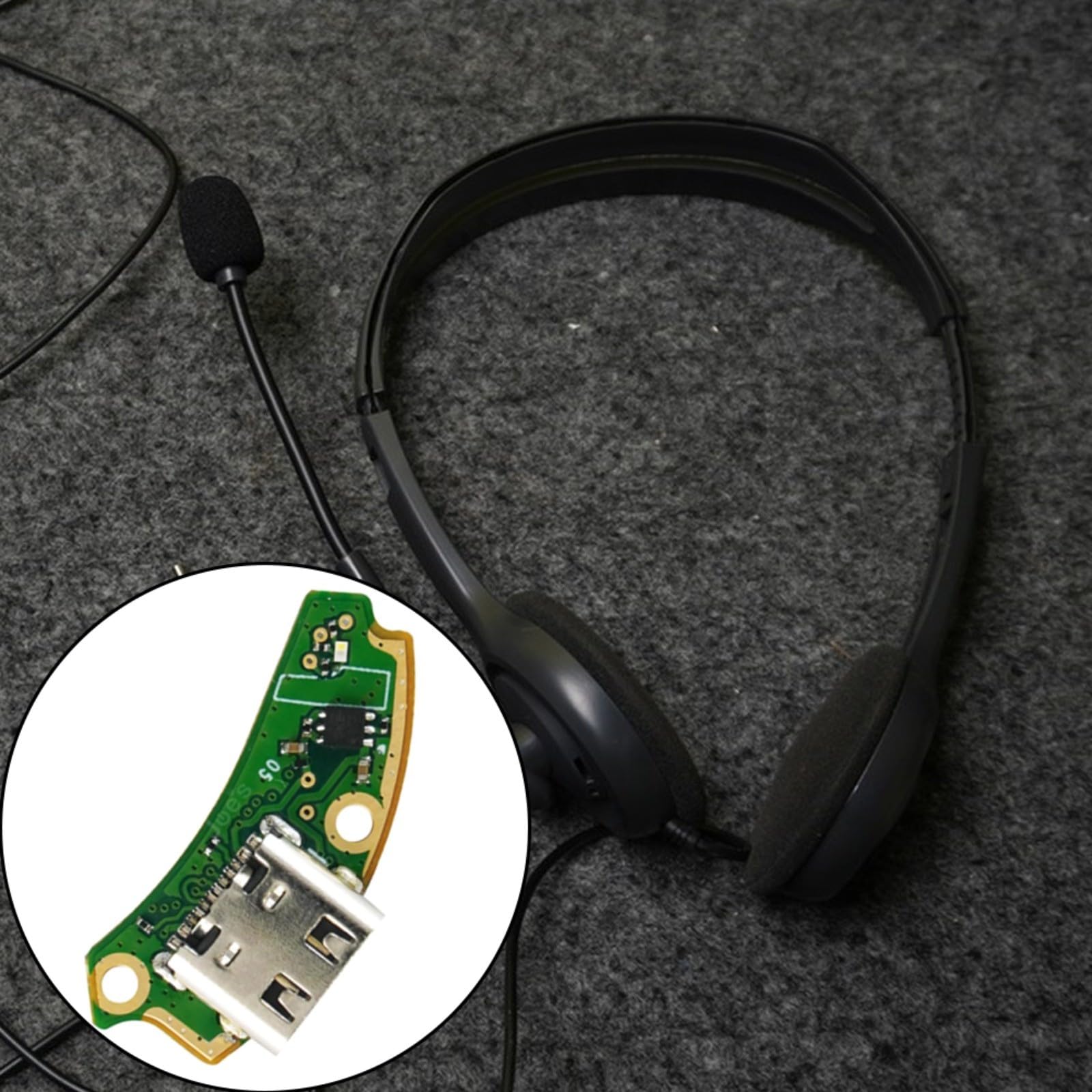 Sostituzione PCB porta di ricarica USB-C per cuffie Bose 45 QC45 QC SE Parte di riparazione 867287-0010
