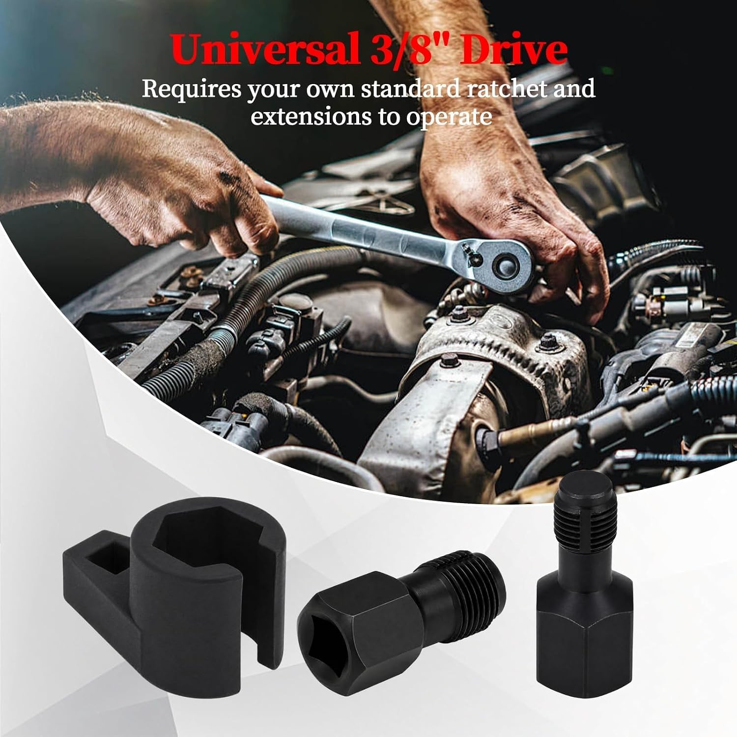 Exhaust System Repair 2 Pcs Oxygen Sensor Thread Repair Tools +7/8" Socket