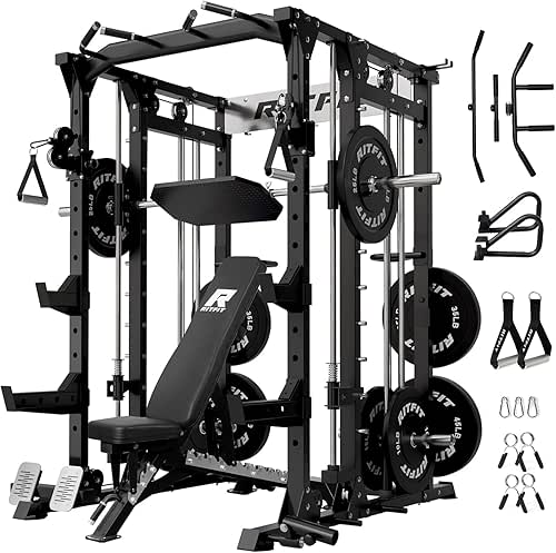 RitFit Buffalo Smith Machine, Power cage with LAT-Pull Down System