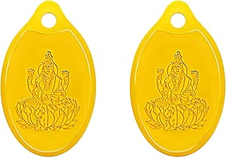muthoot pappachan Swarnavarsham 24K (999) Combo Gold Oval Lakshmi Pendant 2 Gram (1gm each x 2 Pcs)-picture-41