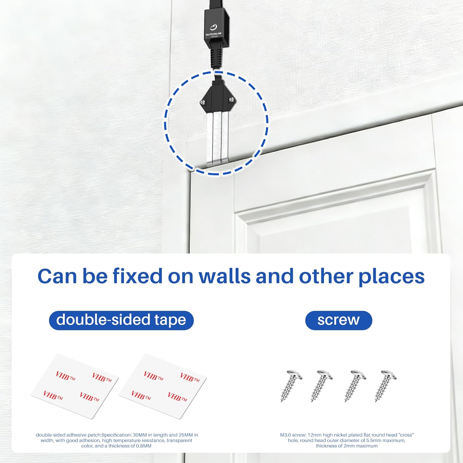 Flat Ethernet Extension Cable for Window＆Door (1.47ft/0.45m), No-Drill Female to Female Ethernet Extender for Narrow Gaps (Support POE), Ultra Thin Extended Connector for CAT7A, CAT6A