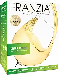 Franzia Crisp, White Wine, 5 Liters