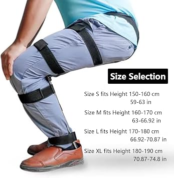 Exoskeleton Seat 軽量 チェアレス チェア 釣り 大工 写真家 シェフ - 折りたたみ式スツール 耐荷重220ポンド Mサイズ