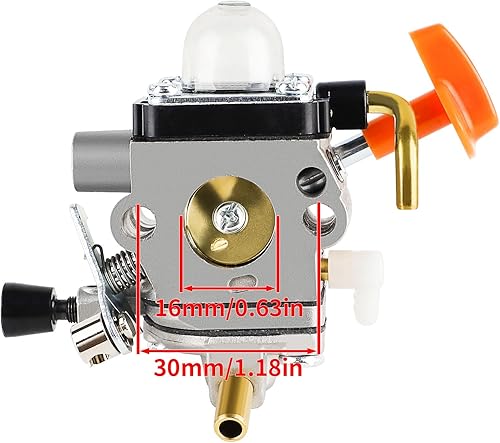 Miniatura 2 de Carburador FS130R para Stihl FS130 FS310 FR130 HT130 KM130 Trimmer Brushcutter S173A 4180-120-0610 Carb w Tune Up Kit