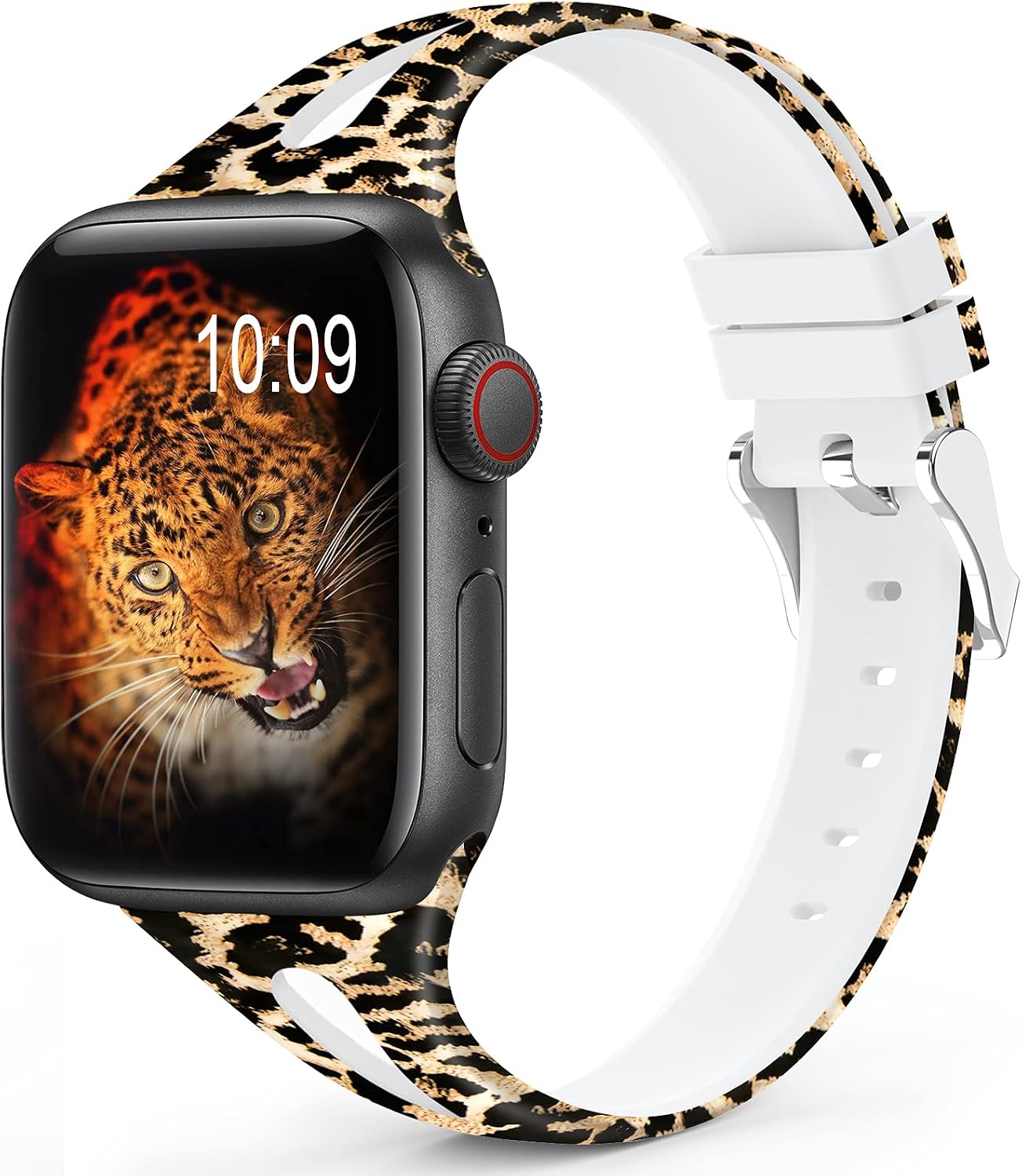 Amazon.com: CISSDEN Floral Slim Band Compatible with Apple Watch Bands 44mm  42mm 40mm 38mm Women Men,Soft Breathable Thin Narrow Strap Wristband for iWatch  Series 3 Series 6 Series 5 Seires 4 Series