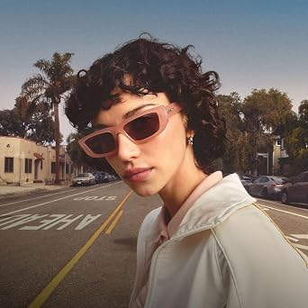 ARNETTE Sunglasses AN 4357 124769 Opal Peach/Dark Violet Polyamide Standard