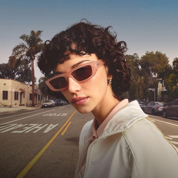 ARNETTE Sunglasses AN 4357 124769 Opal Peach/Dark Violet Polyamide Standard
