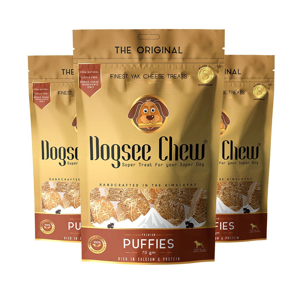 (Pack of 3) Dogsee Chew Puffies, Bite-sized Training Treats for all Dogs 70 gms (B0759WV37X) Amazon Price History, Amazon Price Tracker