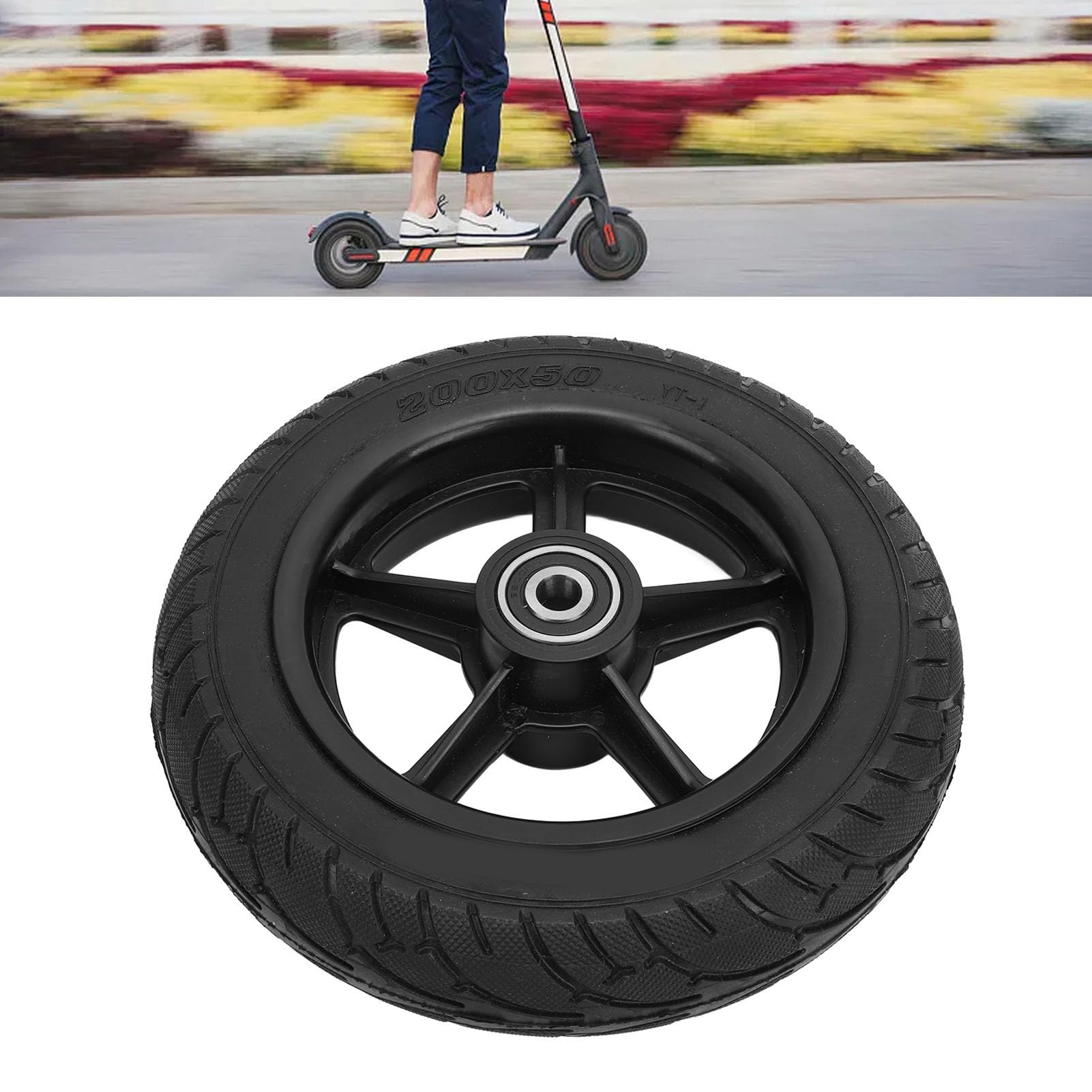 Roue De Pneu Solide De 200 X 50 Cm - Pièces De Rechange Pour