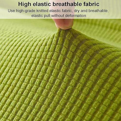 Miniatura 3 de SAZDFY Funda elástica para futón, tela jacquard suave, protector de muebles a cuadros pequeños, funda universal para sofá con parte inferior