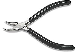 Beadsmith Bent Chain Nose Pliers: Precision for Delicate Jewelry Crafting