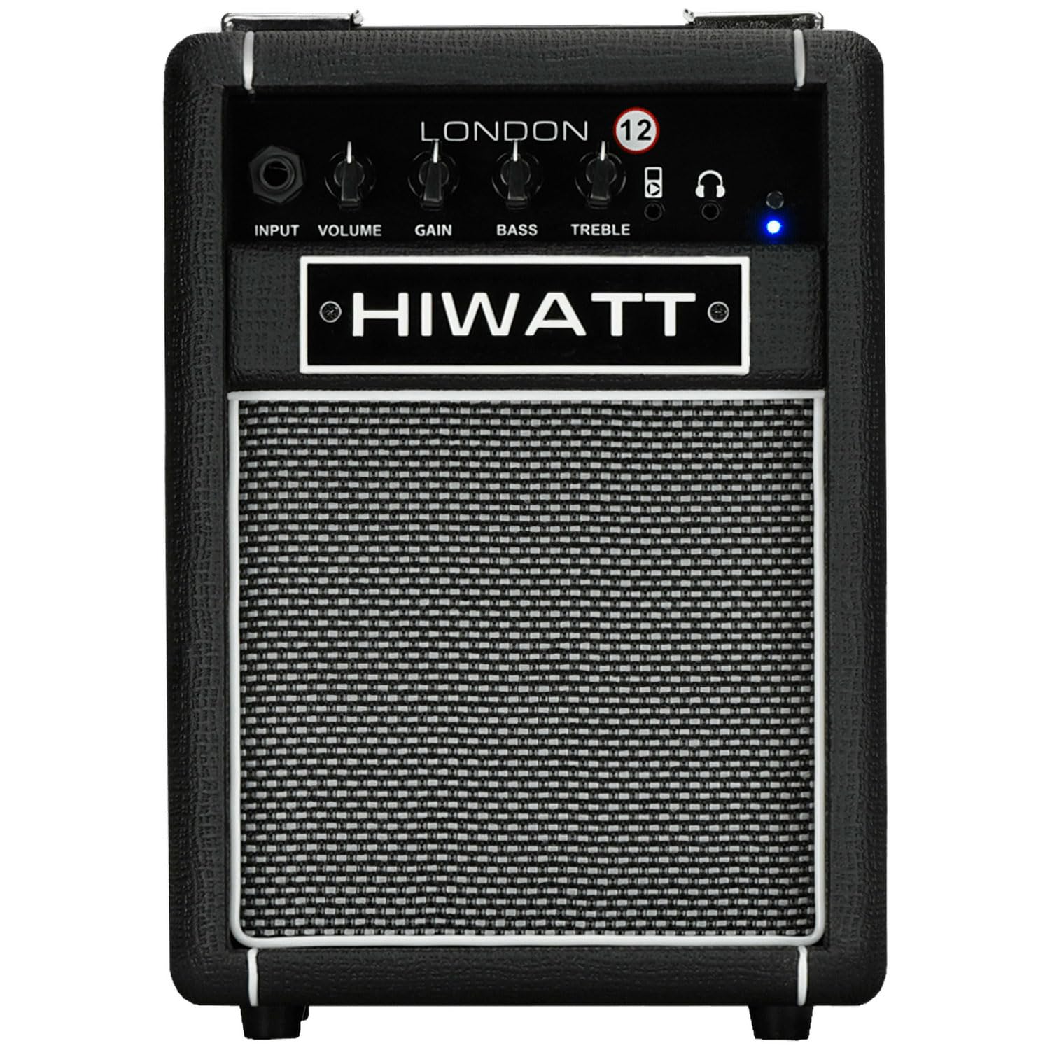 Hiwatt London 12 Combo Gitarren-Verstärker Schwarz mit keepdrum Kabel