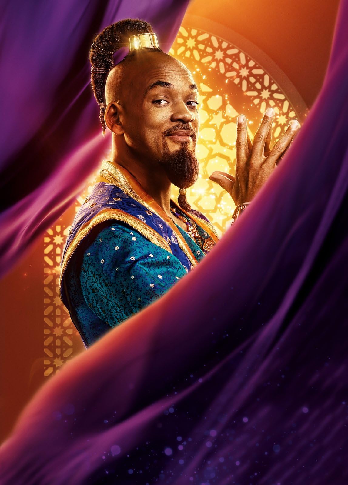 Aladdin 2019 49 A0 Poster on Canvas - Movie Art Poster in varie dimensioni per idee soggiorno o camera da letto. Immagini di film cult senza bordi Classic Iconic 70s 80s 90s Vintage Retro Home Wall D
