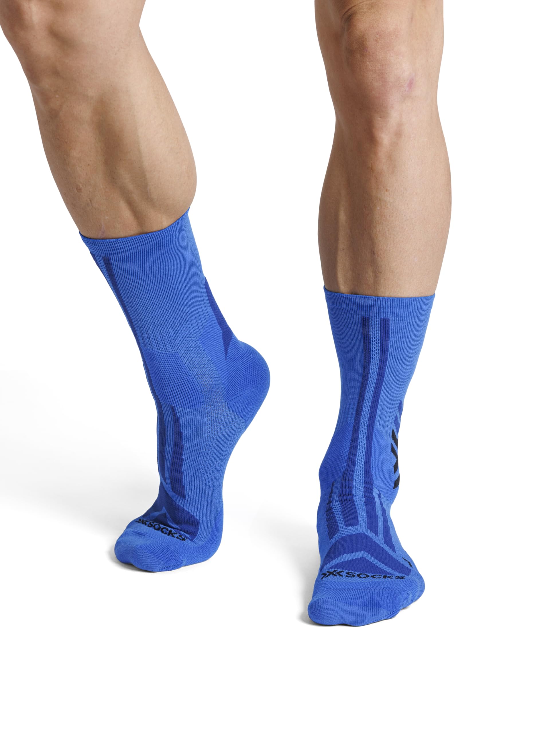 X-Socks Hike Discover Crew - Calzini funzionali di alta gamma per un maggiore comfort, traspirabilità e protezione durante le escursioni prolungate - Salvia/Nero, 39-41