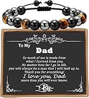 Vista 52 de Sereney Christmas Gifts for Him Son Boys Bonus Dad Father Men Boyfriend Grandson Friend as Triple Protection ID Bracelets Birthday Gifts for 9 10 11