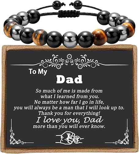 Miniatura 52 de Sereney Christmas Gifts for Him Son Boys Bonus Dad Father Men Boyfriend Grandson Friend as Triple Protection ID Bracelets Birthday Gifts for 9 10 11