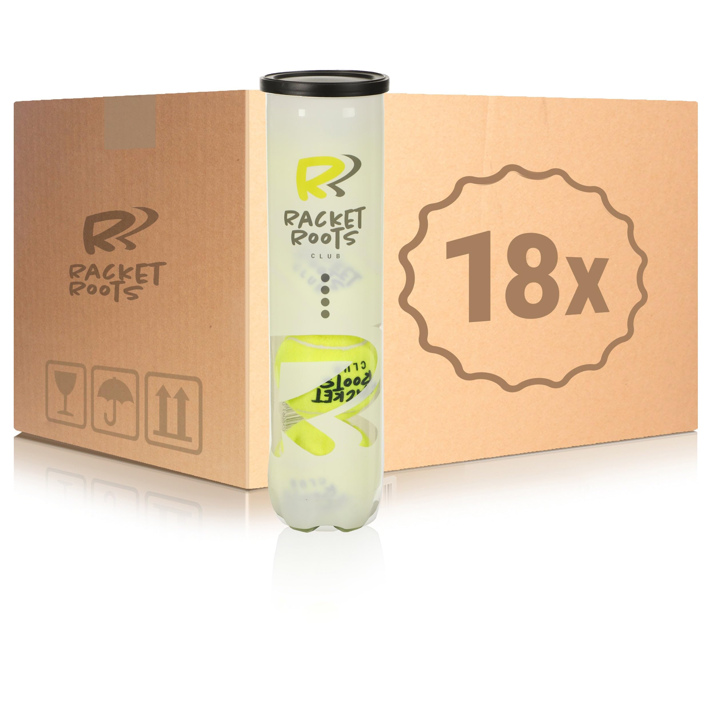 Tennisbälle Training 18x4er Dose