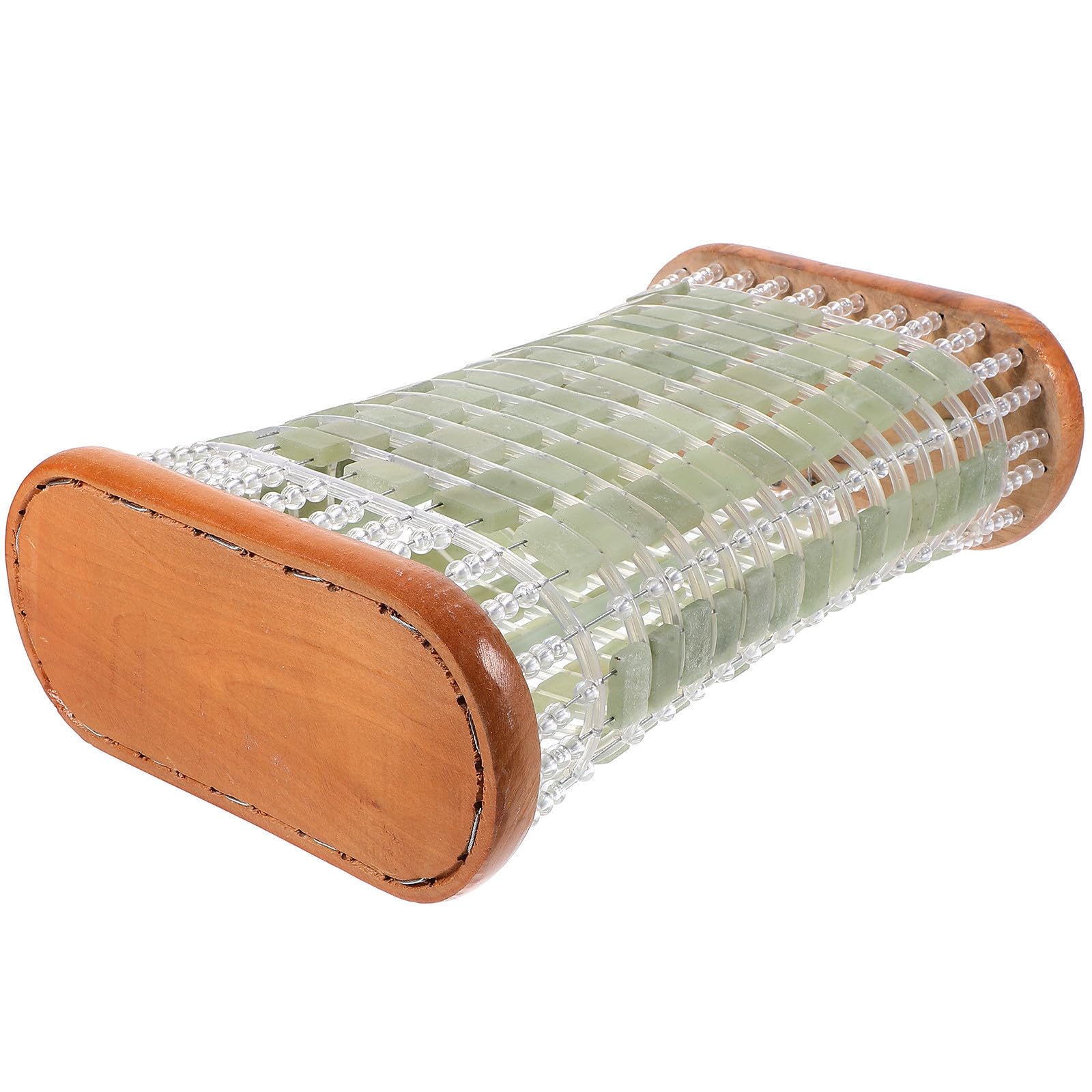 Oreiller creux en bois en jade contre la chaleur pour un sommeil frais de lit