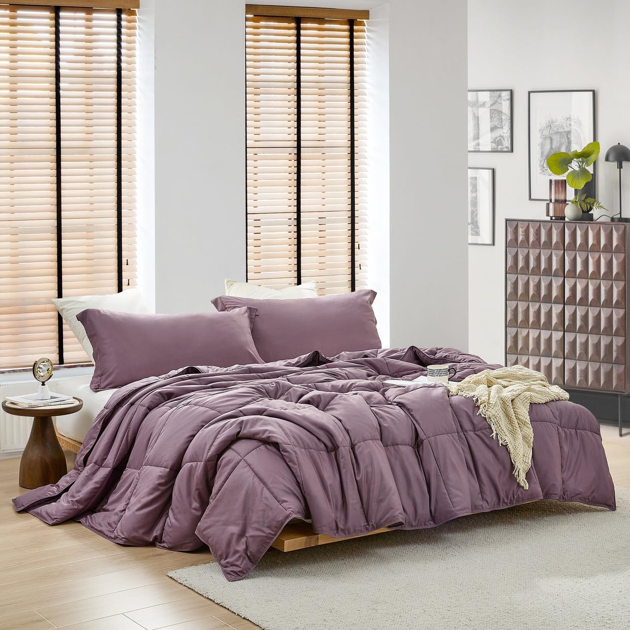 Coma Inducer Snorze Summer Cloud Comforter Set Ultra Cozy - Alaskan King Comforter in Moonscape