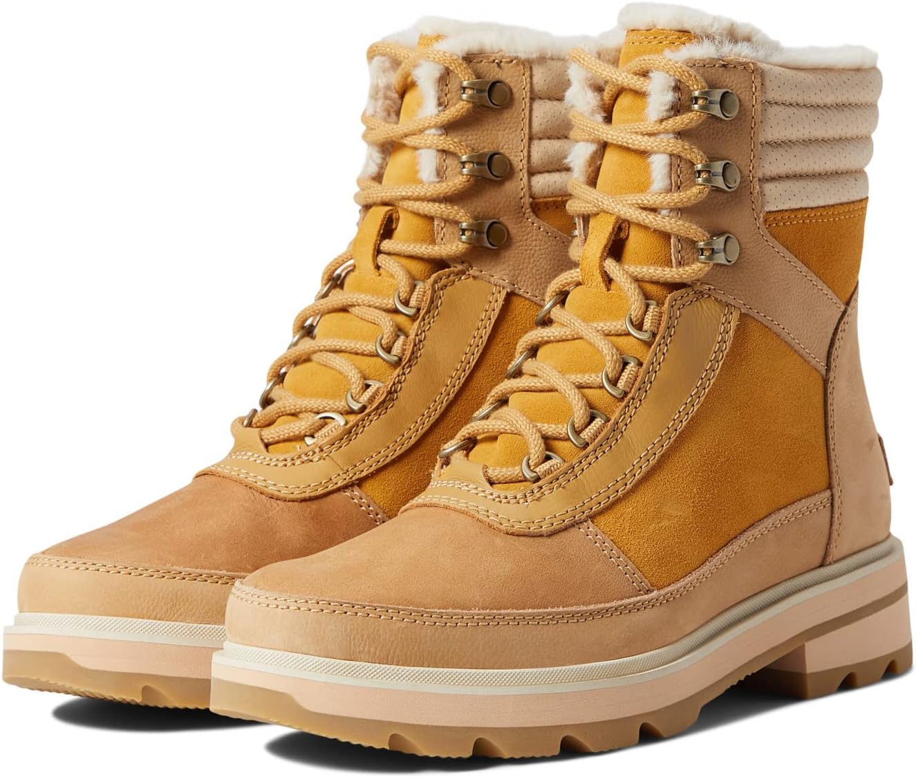 Sorel Women's Lennox Lace Cozy Rain Boot — Waterproof Suede Boots