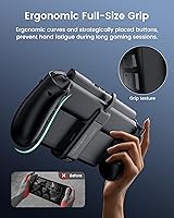 Vista 4 de TRANSNOVO Switch 2 Controllers for Nintendo Switch 2,Handheld Switch Joypad Replacement, One-Piece Switch Handheld Controller