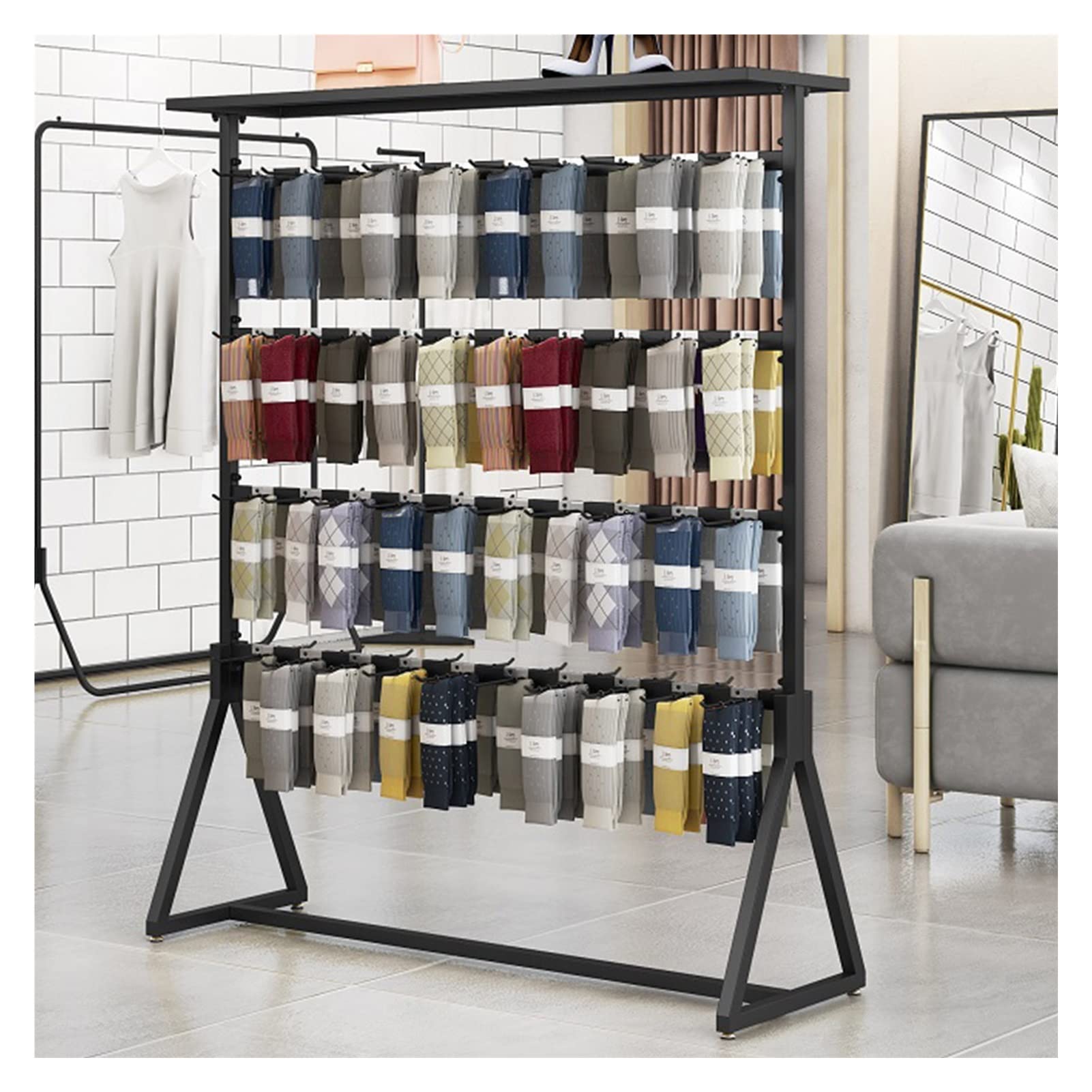 Présentoir à vêtements et étagère de vente au détail pour magasin
