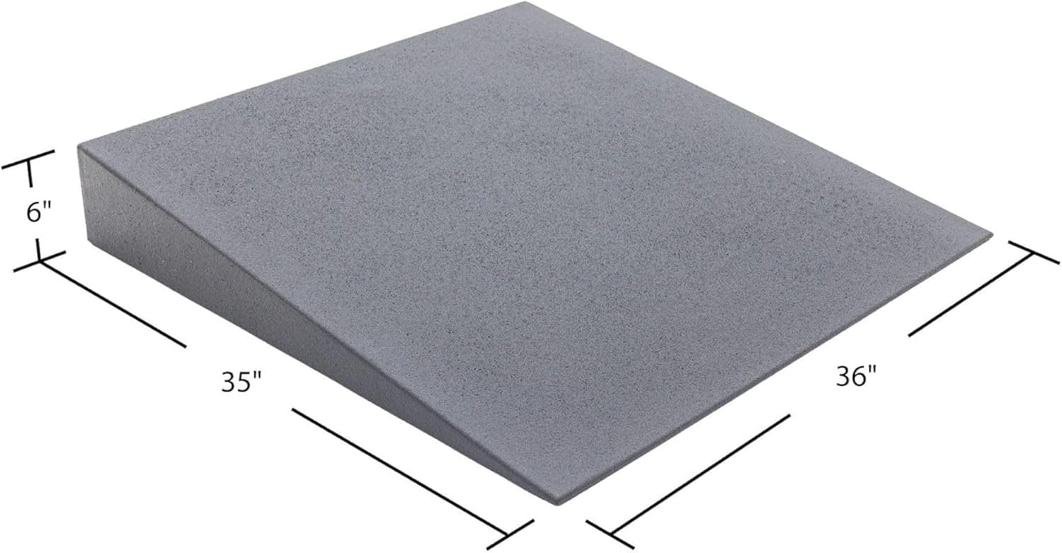 VersaRamp 6" High Lightweight Foam Threshold Ramp for Wheelchairs, Mobility Scooters, and Power Chairs by Silver Spring - 800 lb. Weight Capacity