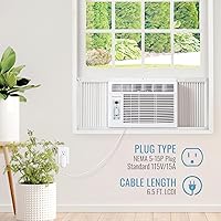 Vista 10 de Keystone - Aire acondicionado de ventana de 12.000 BTU Star, control remoto Follow Me, modo de ahorro de energía, temporizador, reinicio automático