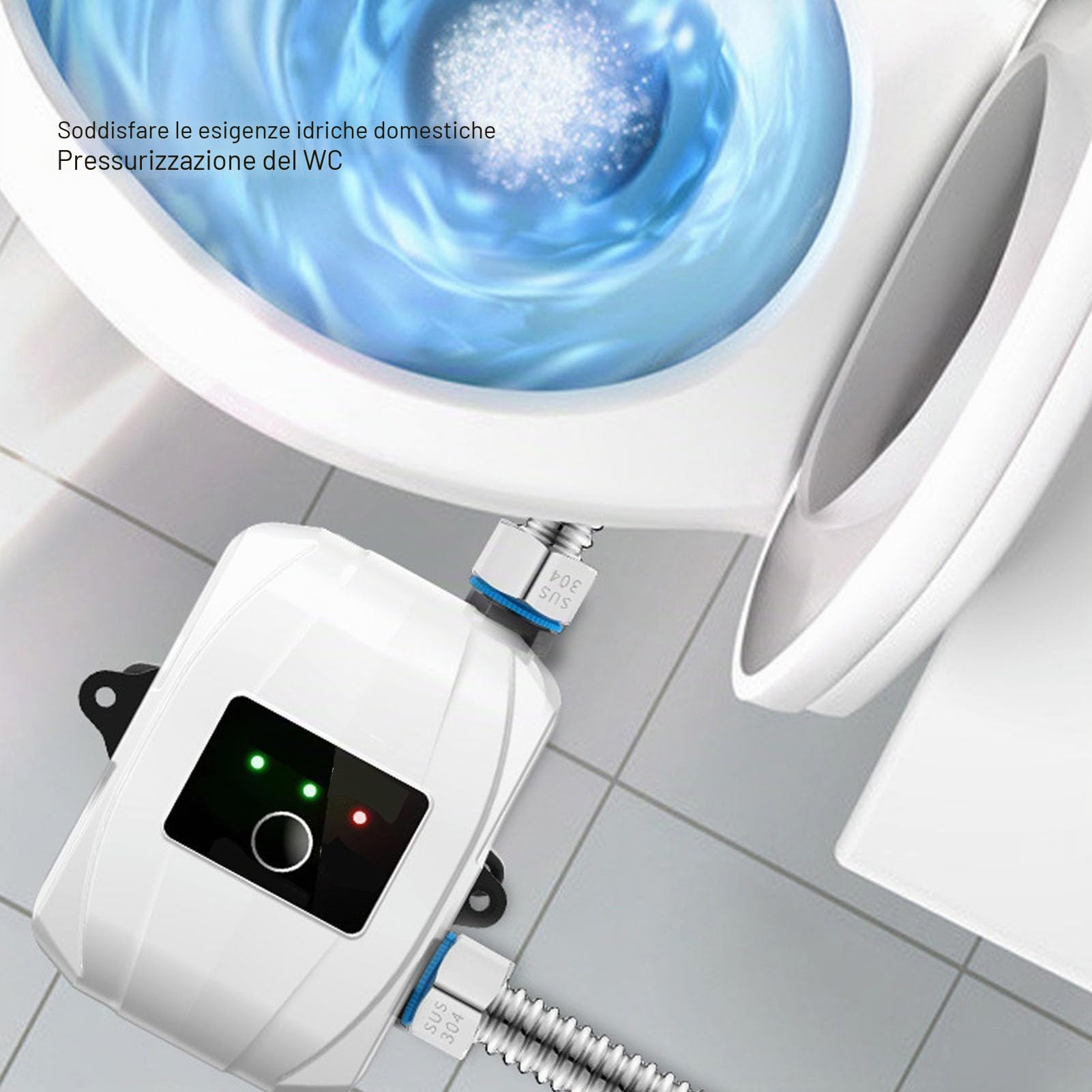 Denash Pompa di Rinforzo della Pressione Dell'acqua Ad Alte Prestazioni per un Aumento Automatico della Casa, Uso Industriale