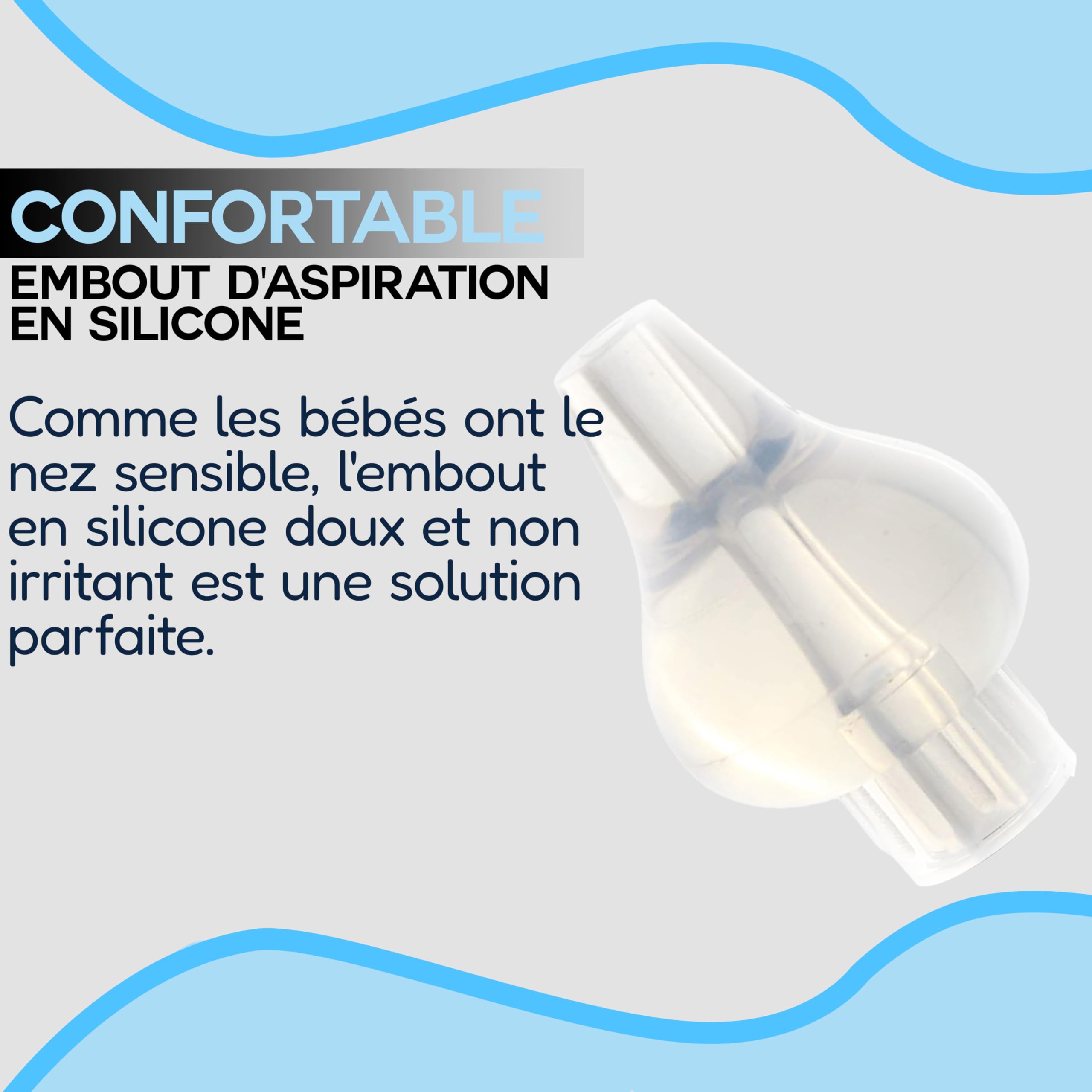 BORNOVA Baby Nasal Irrigation Syringe Baby infant nasal aspirator Nose cleaner BPA-Free Nasal Irrigation Kit for Babies Baby nose sucker nasal hygiene nasal washing 10 ml 4 PCS Blue Yellow Purple Pink - Image 3