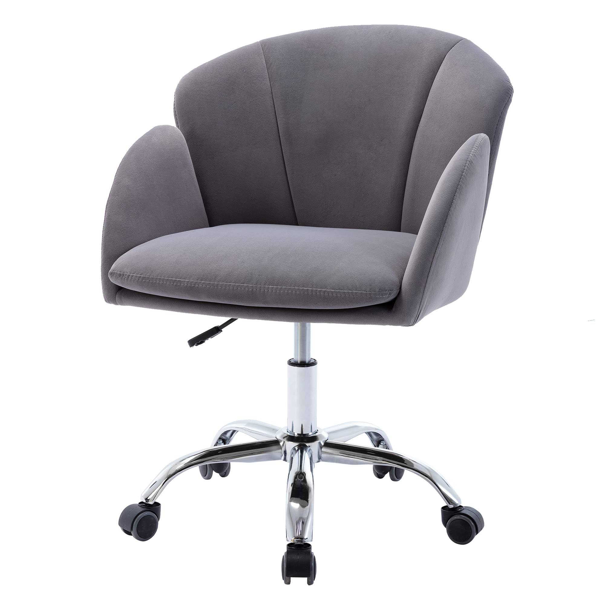 grey spinny desk chair