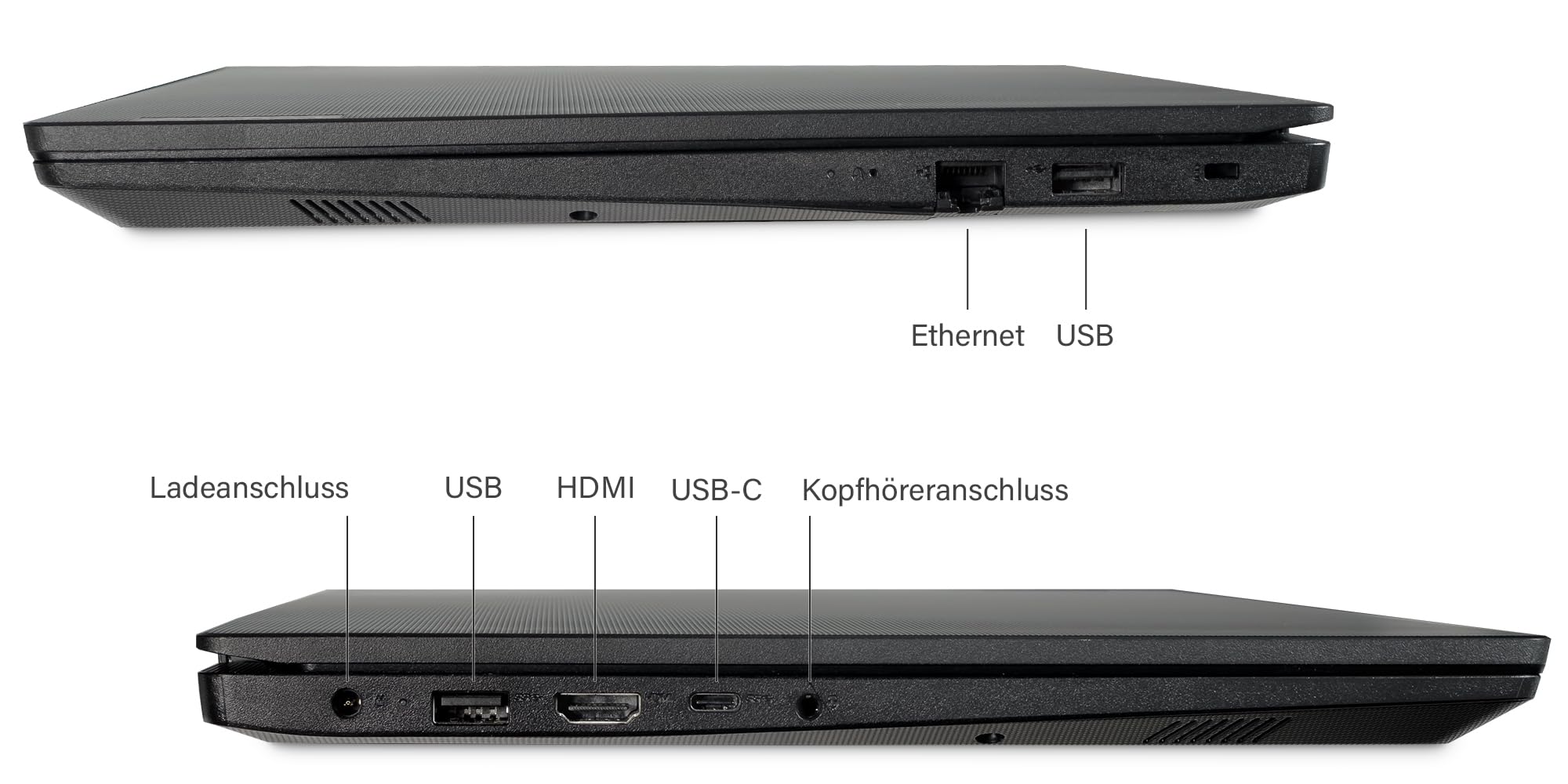 Lenovo - Schneller Laptop mit Intel Celeron N4500 2x2.80 GHz - 15.6 Zoll Full HD Notebook - 16GB DDR4 RAM - 1000GB SSD - Webcam - Bluetooth - USB 3.2 - WLAN - inklusive Win 11 Pro + Greed Laptoptasche