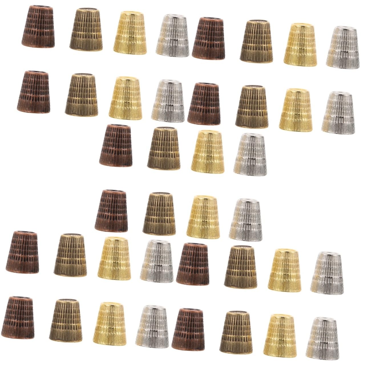 40 Piezas De Herramientas De Costura Las Herramientas Herramientas De Bordado Herramientas De Acolchado Mangas De Protector De De Costura Dedal De Cobre Dedal De