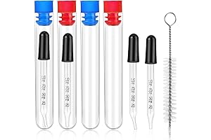 4Pcs 1ml Eye Dropper with Measurement ML