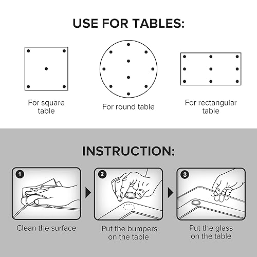 Miniatura 44 de X-Protector Parachoques para puerta de gabinete, 100 unidades, parachoques transparentes de silicona de 1/2 pulgada, parachoques ideales