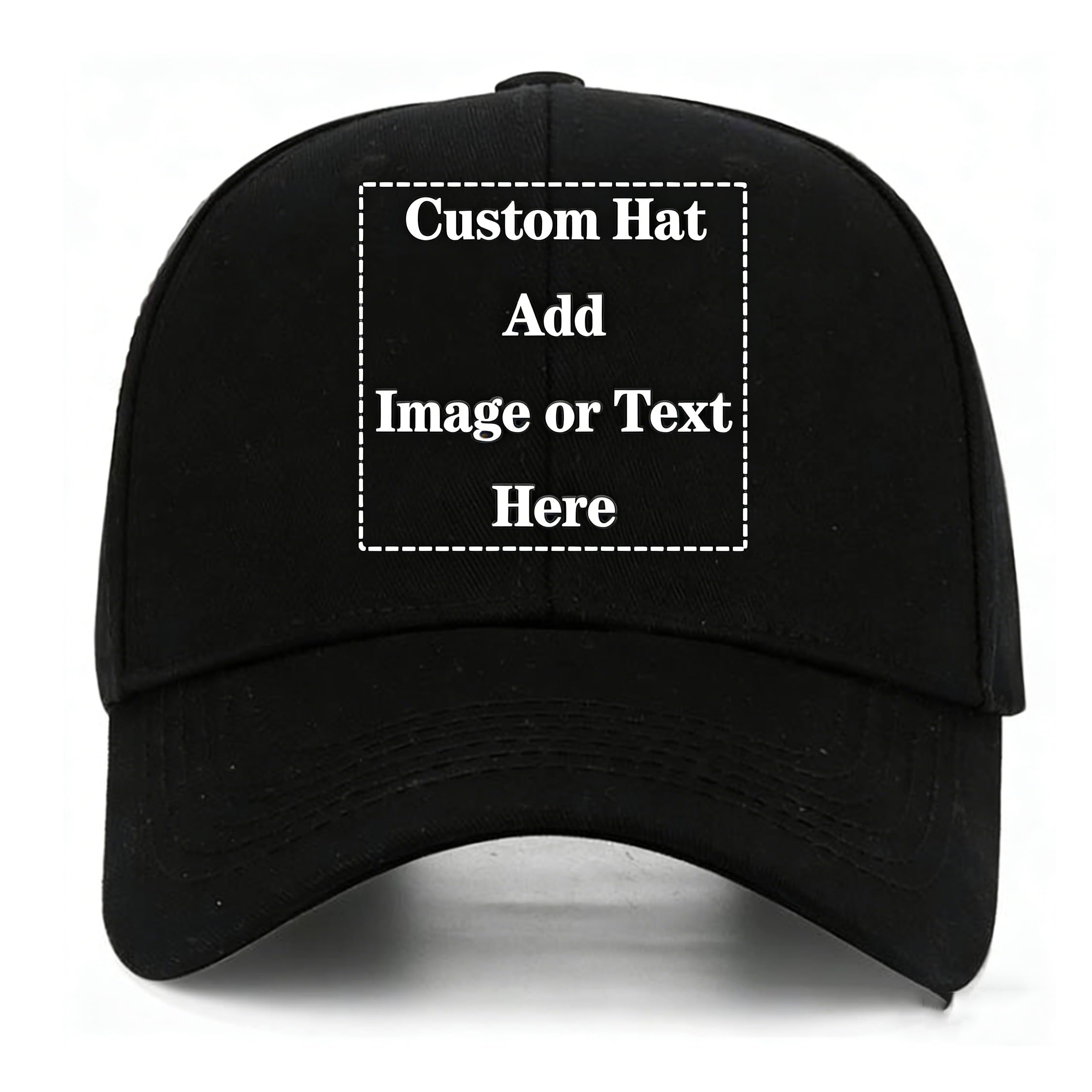 Custom Baseball Cap with Your Text/Image, Personalized Adjustable Trucker Hats,Unisex Sun Plain Cap Mom Gifts, Best Dad Hats
